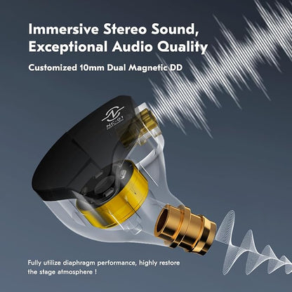 CCZ NC01 Gospel Gaming Earbuds, Stereo Sound in Ear Monitor Headphone Wired - Image 4
