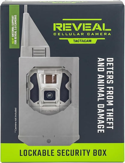 TACTACAM Reveal Security Box – Powder-Coated Steel Trail Camera Lock Box by TACTACAM