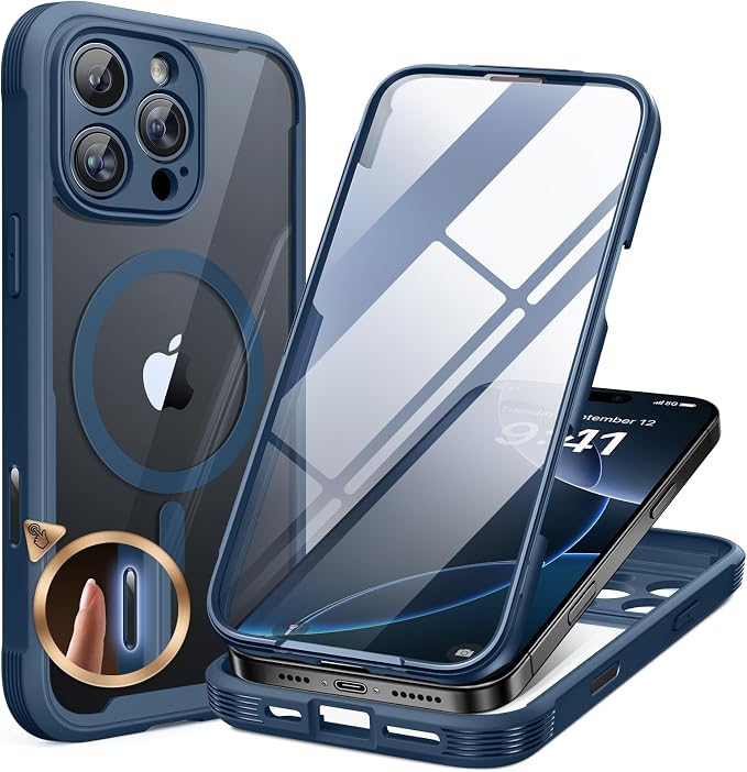 Miracase Magnetic for iPhone 16 Pro Case Full-Body Phone by Miracase