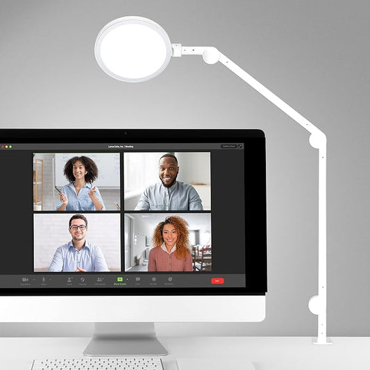 LUME CUBE Edge 2.0 LED Desk Lamp | Dimmable Home Office Desk Light by LumeCube