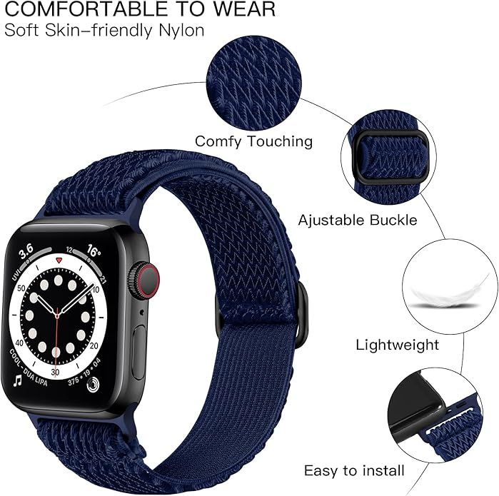 Lerobo Stretchy Nylon Solo Loop Band, Compatible - Image 2