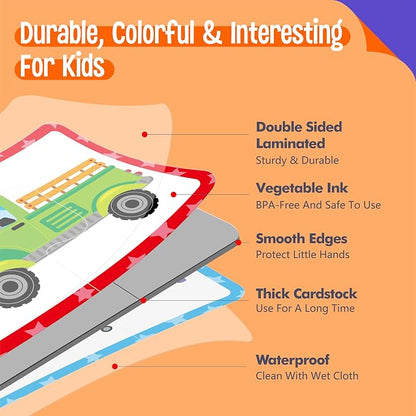 48 Vehicle Matching Puzzles, Self-Correcting Puzzle Match Game Educational - Image 3