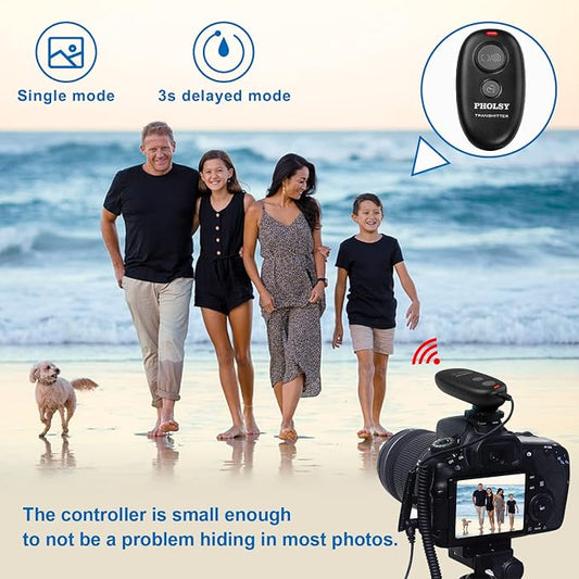 PHOLSY for Sony Shutter Release S8 Wireless Remote Shutter for Sony a1 a9 a9-ii - Image 2