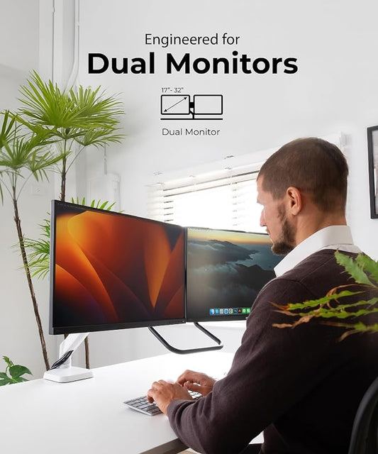 Dual Monitor Arm Desk Mount - Image 2
