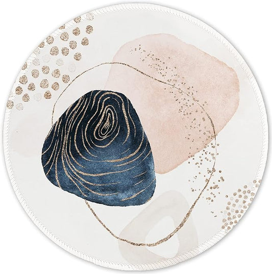 ITNRSIIET Round Mouse Pad with Stitched Edge Premium-Textured Waterproof by +ITNRSIIET