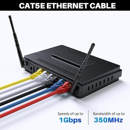Kxable Cat5e Ethernet Cable 150 FT, Cat 5e Internet Cable, Standard RJ45 - Image 4