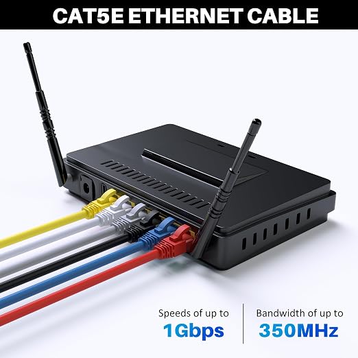 Kxable Cat5e Ethernet Cable 50 FT, Cat 5e Internet Cable, Standard RJ45 - Image 4