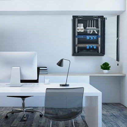 VEVOR 15U Wall Mount Network Server Cabinet, Server Rack Cabinet Enclosure - Image 8