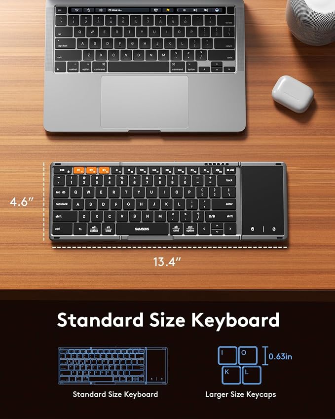 Samsers Foldable Bluetooth Keyboard - Image 3