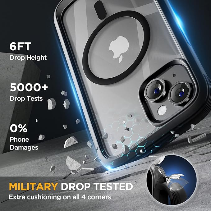 Miracase for iPhone 14 Case 6.1'', Full-Body Bumper Phone case - Image 5