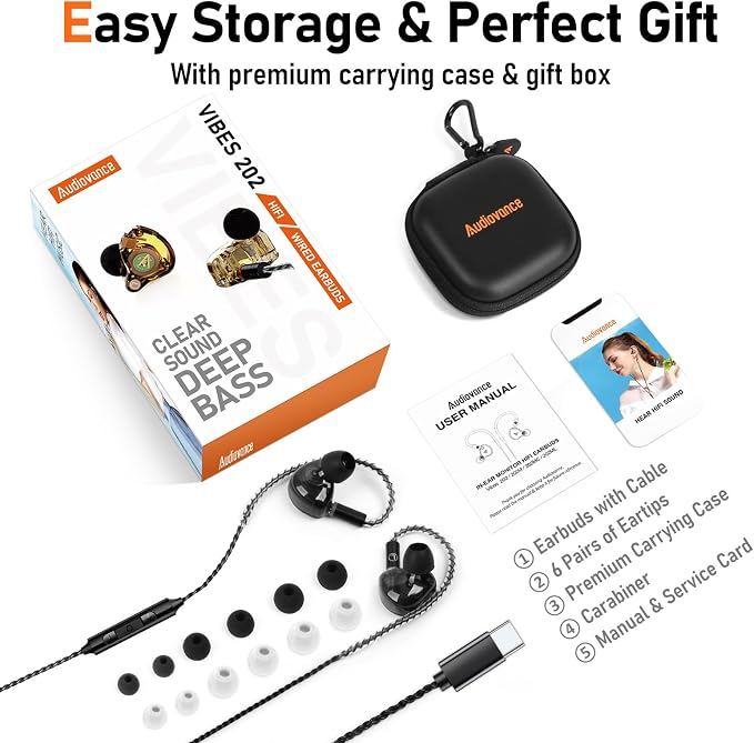 Vibes 202MC USB-C Wired Earbuds - Image 6