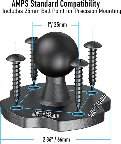 Heavy Duty Tablet Mount for Truck & Vehicle, Drill Base Tablet Holder for Truck - Image 7