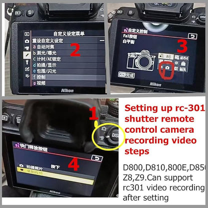 RC301-DC0/MC-30 30CM for Nikon Video Cable z8 z9 d850 d800 Remote Camera Small - Image 9