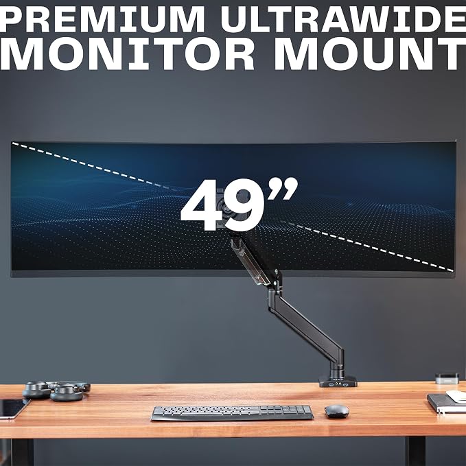 VIVO Premium Aluminum Heavy Duty Monitor Arm - Image 4