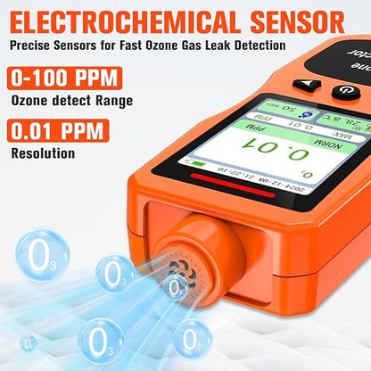 Portable Ozone Detector, 0-100 PPM Ozone Gas Monitor - Image 3