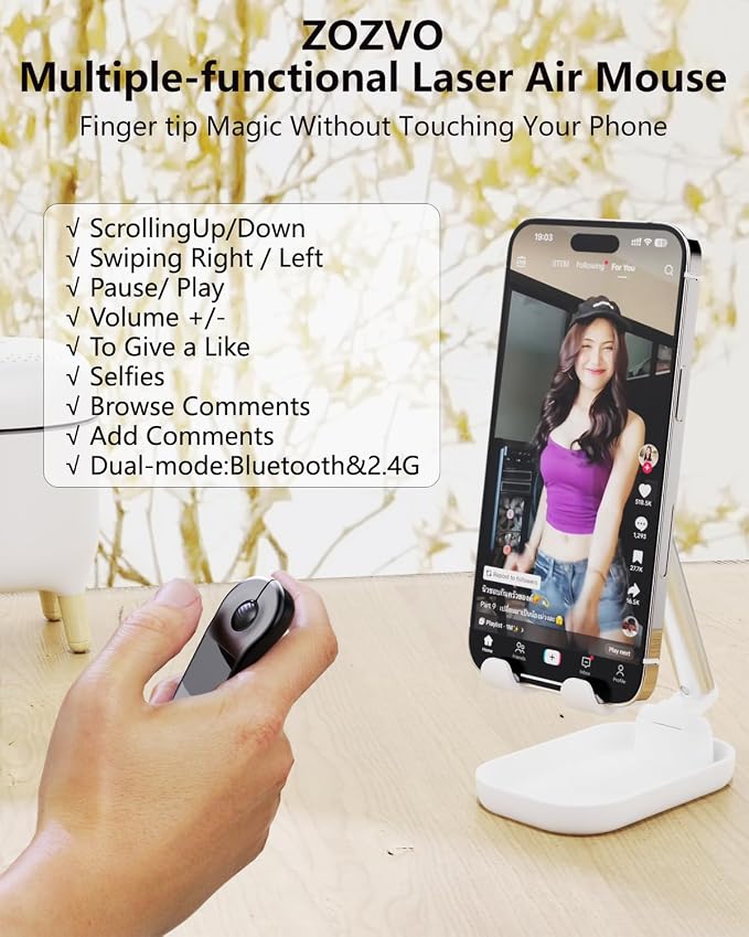 Rechargeable Air Mouse for PC/iOS/Android - Image 2