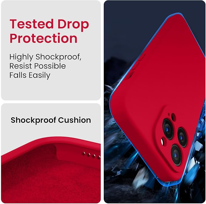 FireNova Designed for iPhone 13 Pro Case, Silicone Upgraded Phone Case with - Image 4