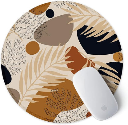ITNRSIIET Round Mouse Pad with Stitched Edge Premium-Textured Waterproof - Image 2