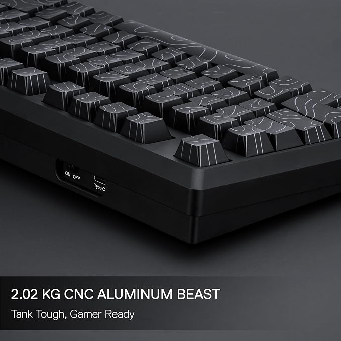 Redragon K737 PRO Wireless 87 Keys Gasket Gaming Keyboard, 80% Premium CNC - Image 5