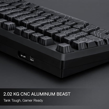 Redragon K737 PRO Wireless 87 Keys Gasket Gaming Keyboard, 80% Premium CNC - Image 5
