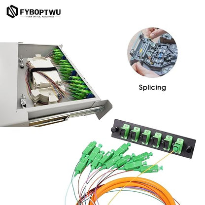 6 Strands SC APC Singlemode Fiber Optic Pigtail 1.5m SC Single Mode Fiber Cable - Image 3