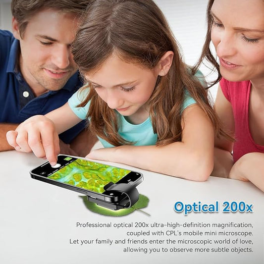 APEXEL 200X Phone Microscope Lens, Nano Zoom Phone Micro Lens - Image 2