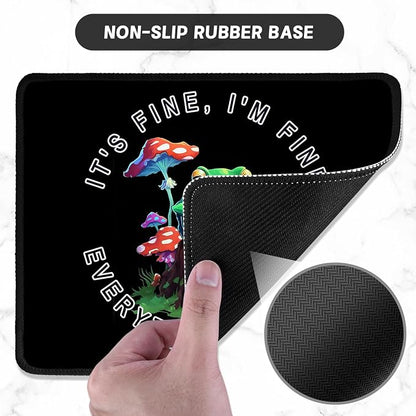 ITNRSIIET Mouse Pad with Stitched Edge Premium Textured Smooth Precise - Image 3