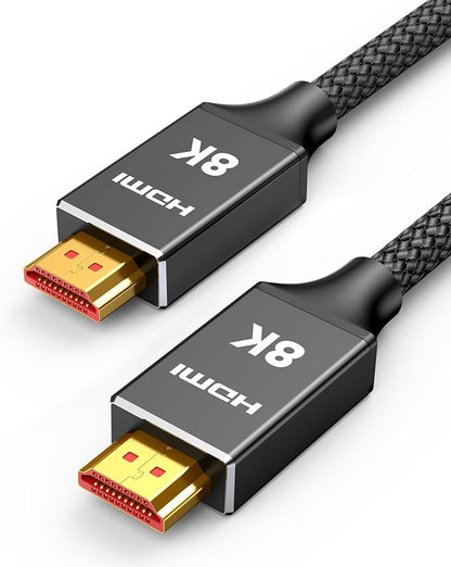 Capshi 2ft 8K 4K@120Hz HDMI Cable 2.1, 48Gbps High Speed Cord by Capshi