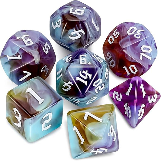QMAY DND Dice Set -D&D Polyhedral Dice by QMAY