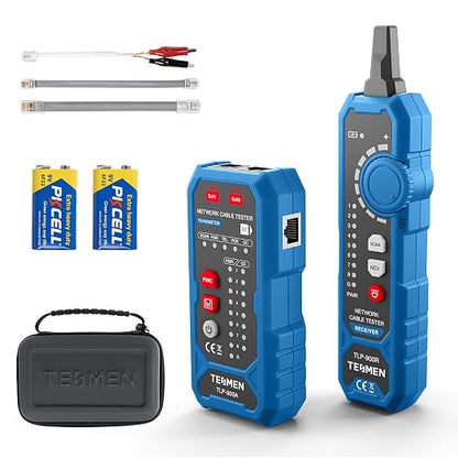 TESMEN TLP-900AR Network Cable Tester, Continuity, RJ11 RJ45, by TESMEN