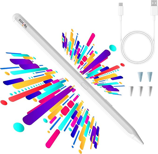 Stylus Pen for Apple iPad 2018-2025, Compatible by YEBOS