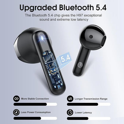 Wireless Earbuds, 2025 Bluetooth 5.4 Headphones - Image 2