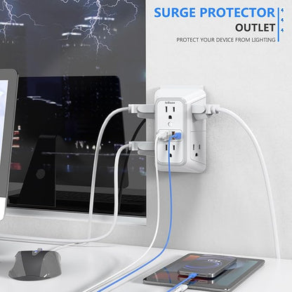 JcBlaon Outlet Extender Surge Protector - Image 6