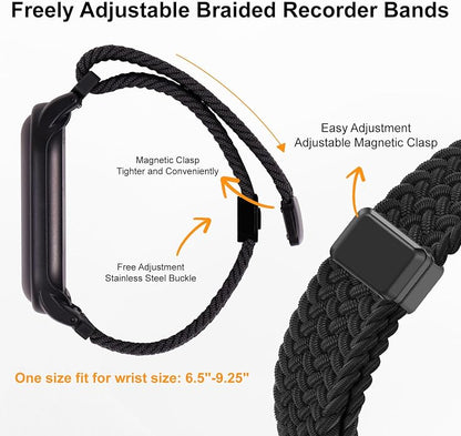 Adjustable Braided Wristband Compatible - Image 4