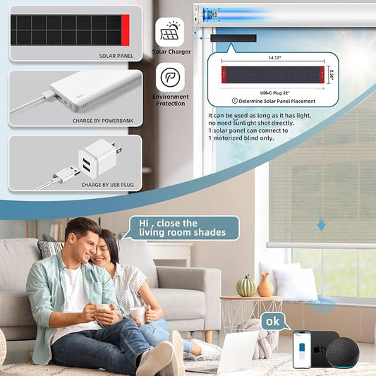 SmartWings Motorized Light Filtering Roller Shades Work - Image 2