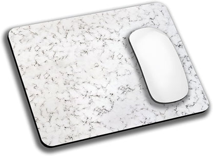 White Marble Black Texture Mouse Pads by EASTSMOOTH
