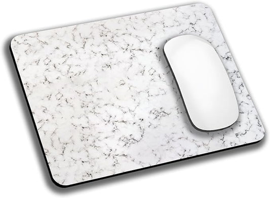 White Marble Black Texture Mouse Pads by EASTSMOOTH