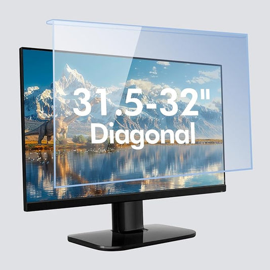 31.5-32 Inch Blue Light Filter for Computer Monitor, TV Computer Screen Blue by BSPROTE