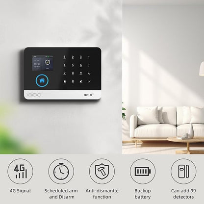PGST Home Security Systems for House, Wireless Home Security Alarm System - Image 2