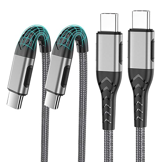 Durcord USB C to USB C Cable, Type C to Type C Charger Braided Compatible by Durcord