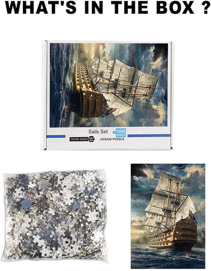 1000 Piece Jigsaw Puzzle, The Great Voyage Puzzle - Image 7