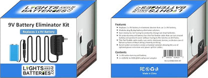9V Battery Replacement Eliminator Kit - Image 2