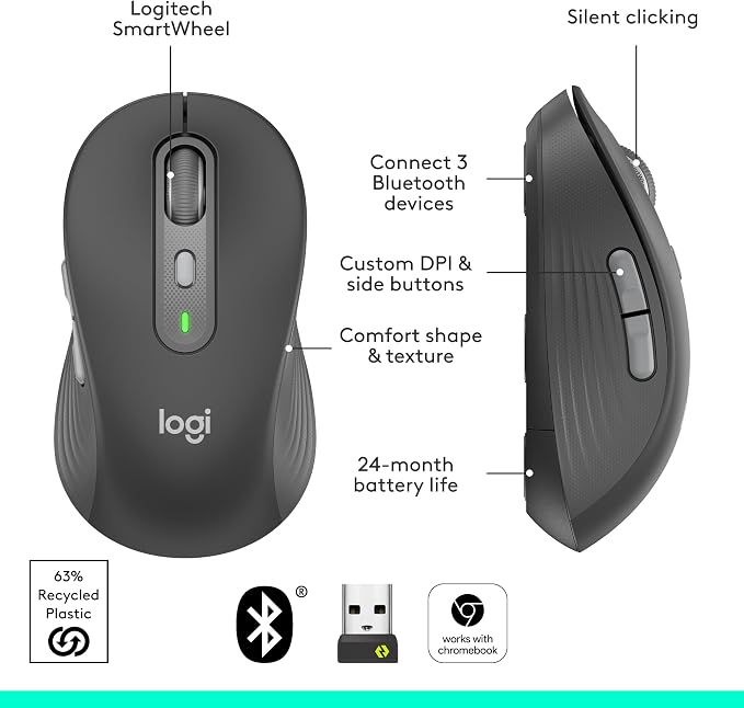 Logitech Signature Plus M750 L Wireless Mouse - Image 7