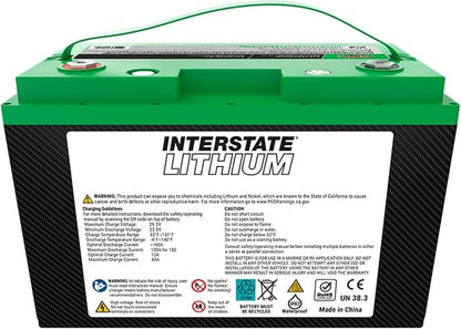 Interstate Batteries 24V 60Ah Group Size 31M Lithium Marine/RV Deep Cycle - Image 8