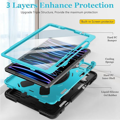Case for iPad Pro 11 Inch 2022/2021/ 2020/2018: Silicone Cover for iPad 11 Inch - Image 6