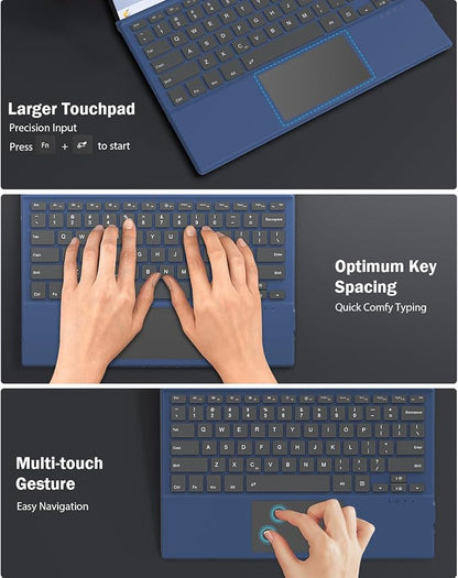 MoKo Type Cover Fit Microsoft Surface Pro 7 Plus/Pro 7/ Pro 6/ Pro 5/Pro 4/3 - Image 5