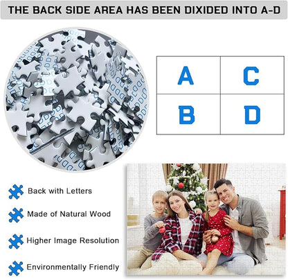 Custom Puzzle 120/200/300/500/1000/1500 Pieces, Personalized Puzzle from Your - Image 3