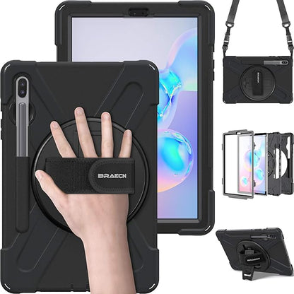 BRAECN for Galaxy Tab S6 Case, Heavy Duty Shockproof Case by BRAECN