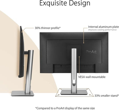 ASUS ProArt Display 27” 4K HDR Professional Monitor - Image 3