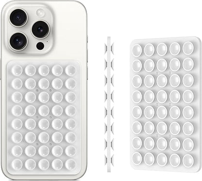 Silicone Double Sided Suction Phone Case Mount, Detachable Hands Free & Strong by CMZZ